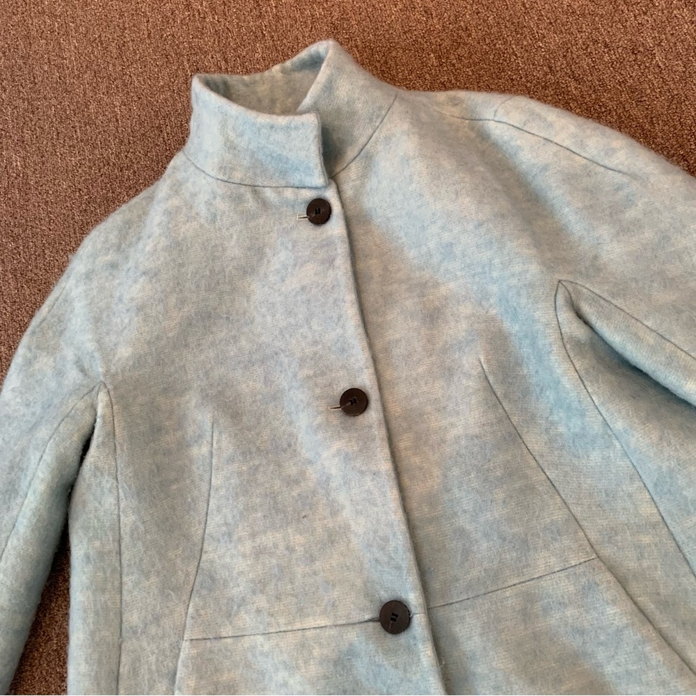 Zara Basic Three Button Turquoise Women’s Jacket … - image 2